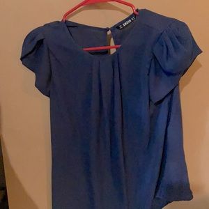Shein blue blouse size M! BRAND NEW!